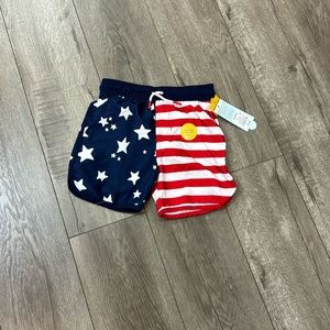 Cat & Jack Stars and Stripes swim trunks size 4/5 new w/ tags excellent conditio